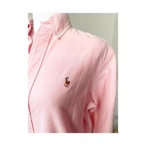 Ralph Lauren Pink Oxford Button-Down Shirt
